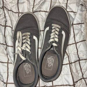 Vans women's Charcoal and White Sneakers